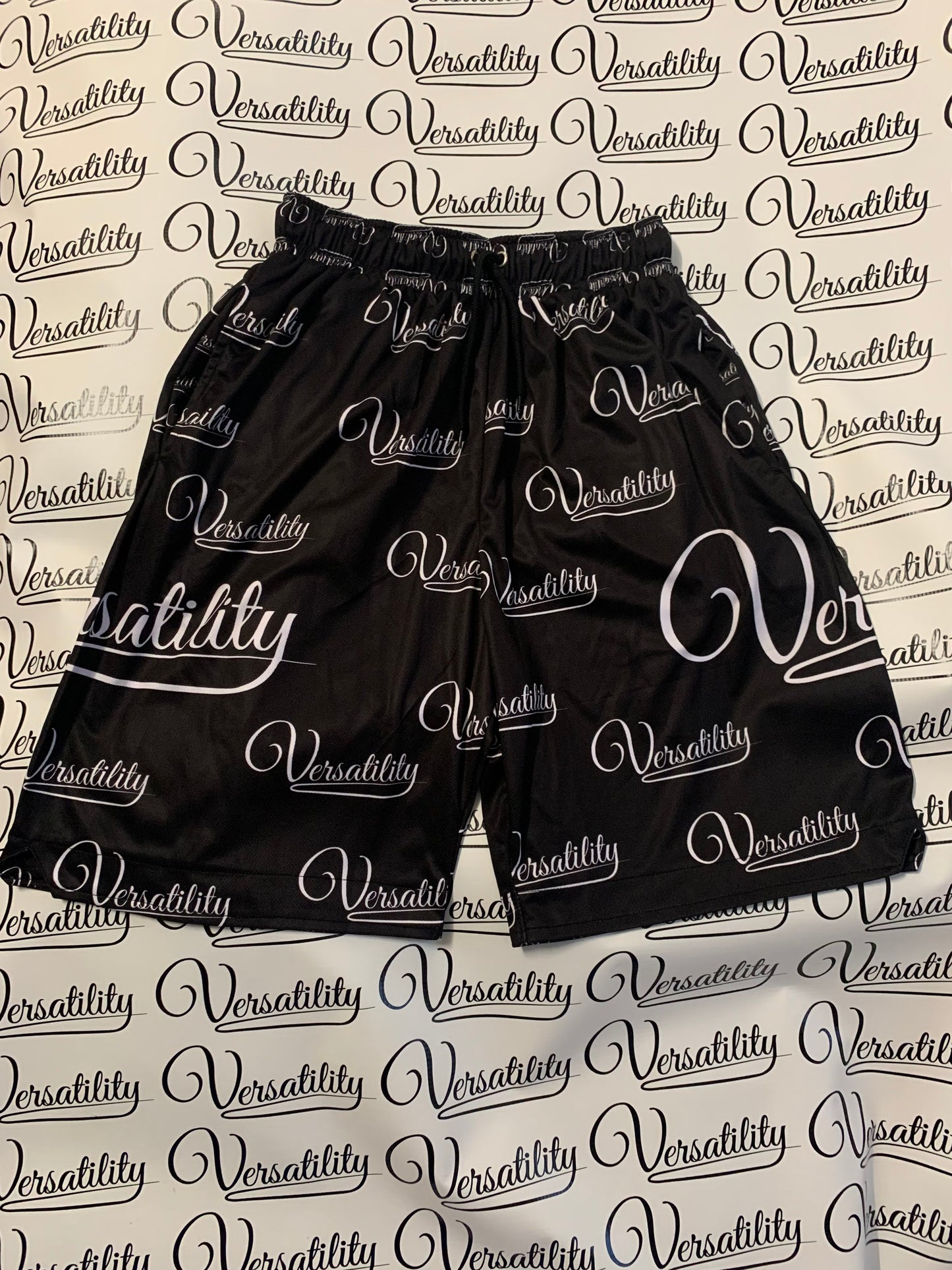 Versatility “ALL-OVER” Basketball Shorts (BLACK)